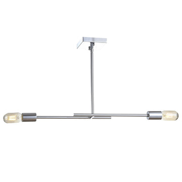 Turing 30.5" Adjustable Metal LED Linear Pendant - JONATHAN Y